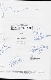 Hart of Dixie cast signed script