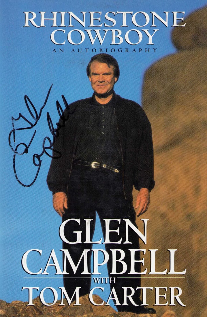Rhinestone Cowboy signed by Glen Campbell (1 of 2)