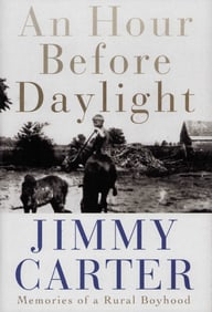 An Hour Before Daylight signed book Jimmy Carter