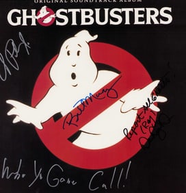 Ghostbusters rare signed soundtrack LP