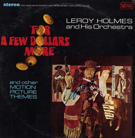 For a Few Dollars More Clint Eastwood signed record LP