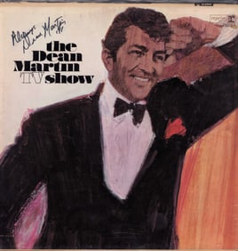 Dean Martin signed record LP