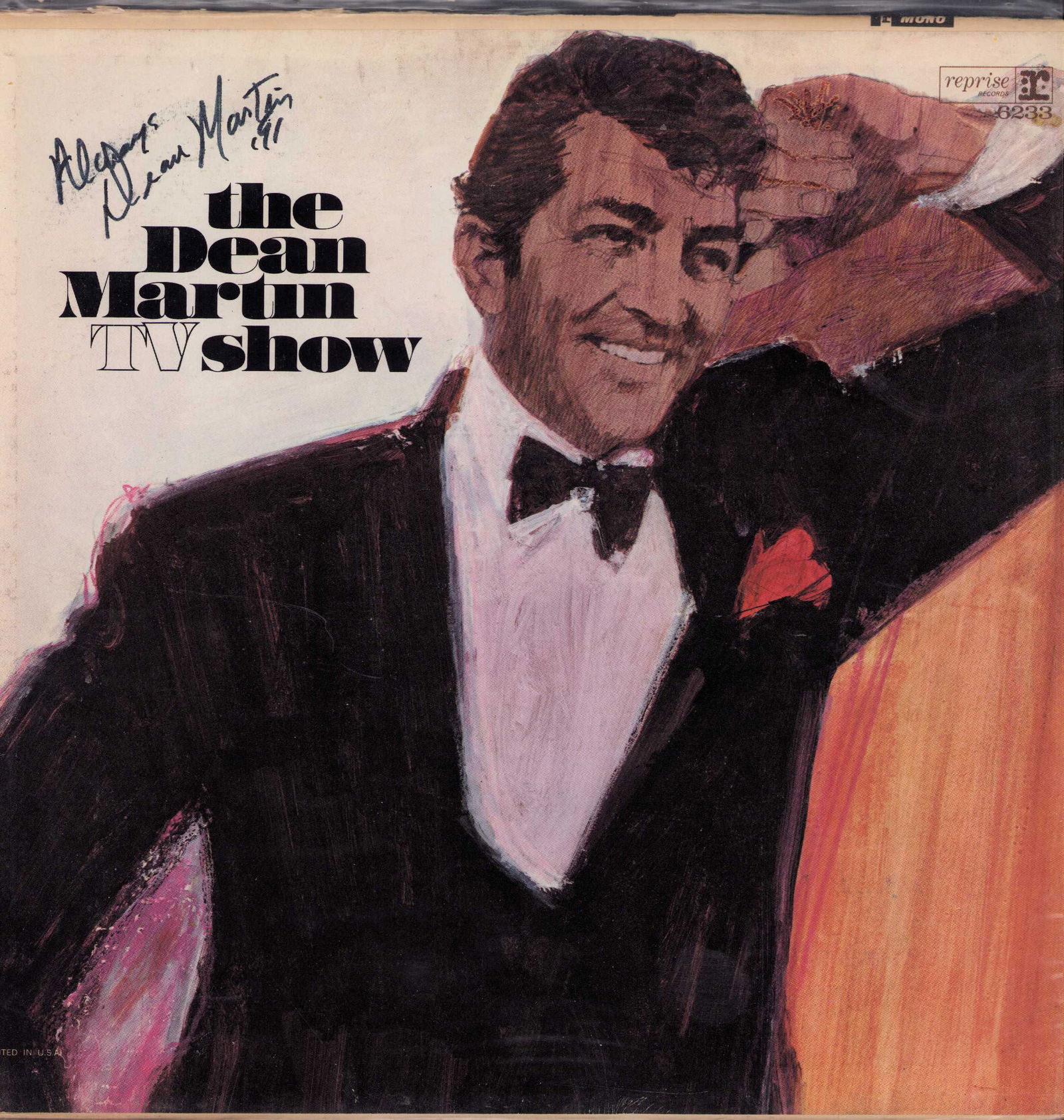 Dean Martin signed record LP (1 of 1)