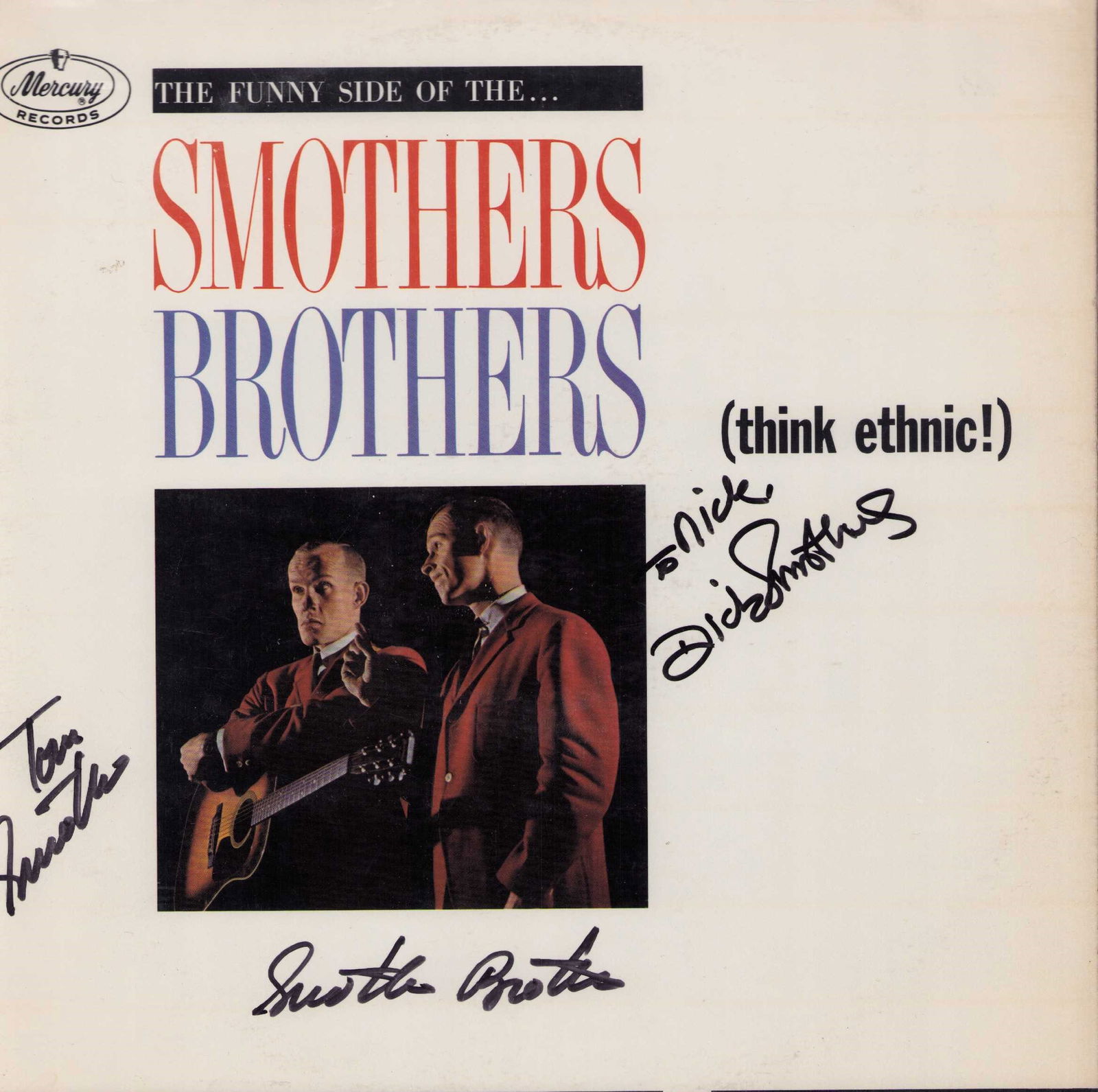 Smothers Brothers signed record LP (1 of 1)
