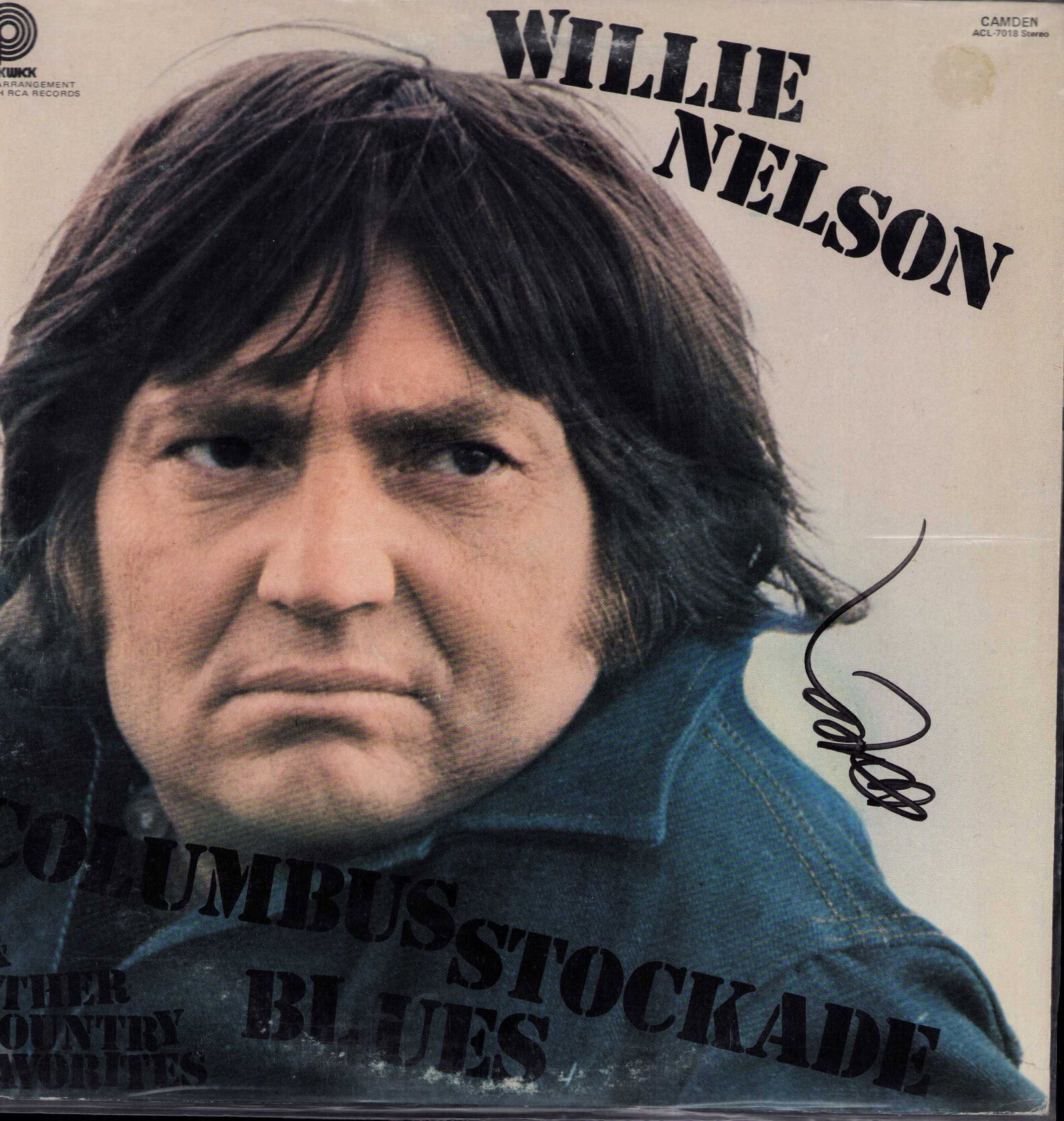 Willie Nelson signed record LP (1 of 1)