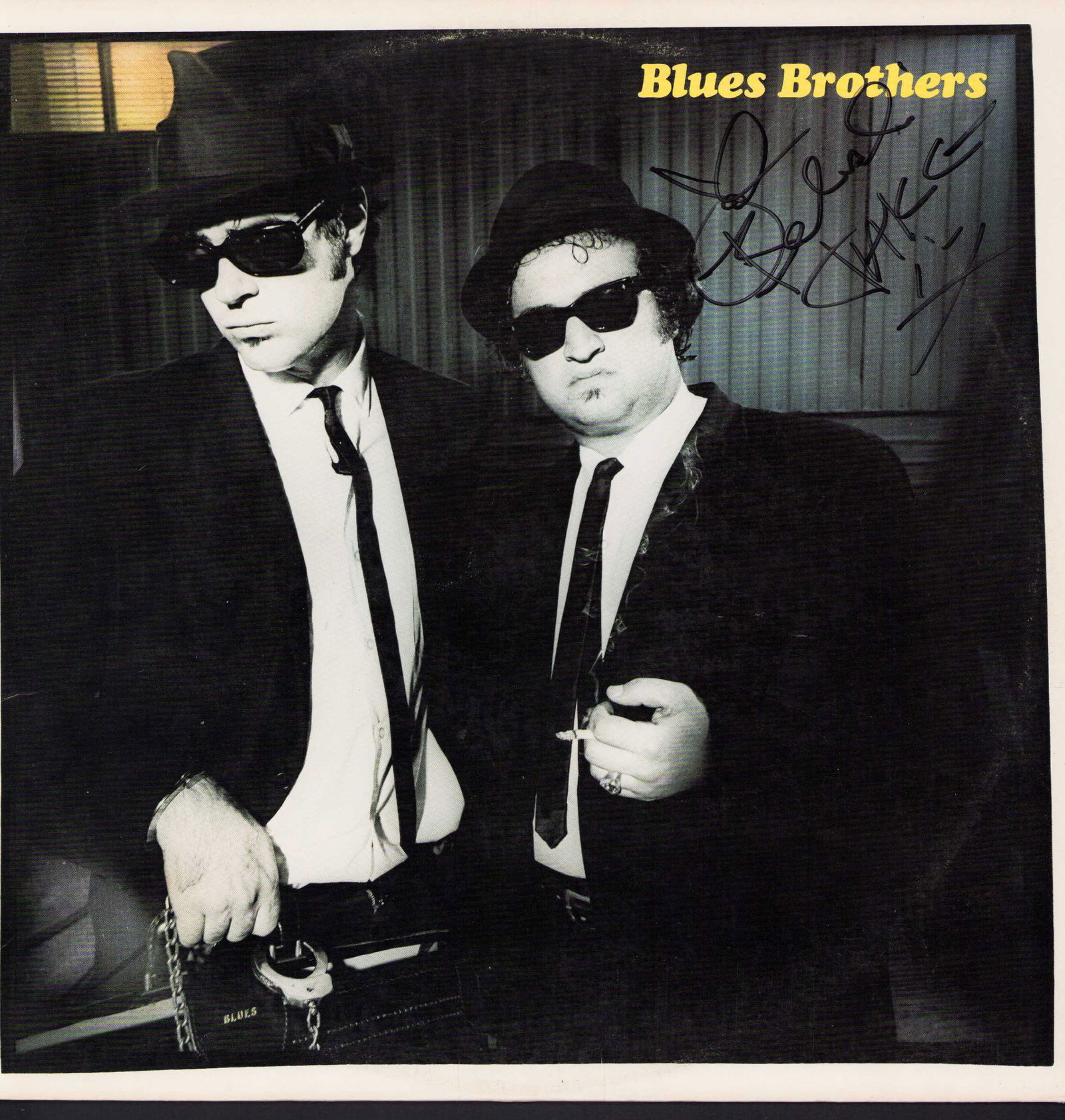 Blues Brothers Lp signed by John Belushi (1 of 1)
