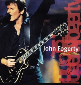 John Fogerty Premonition signed record slick
