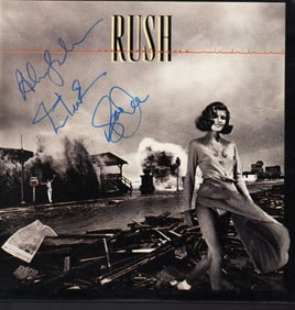 RUSH signed record LP