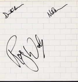 Pink Floyd signed record LP