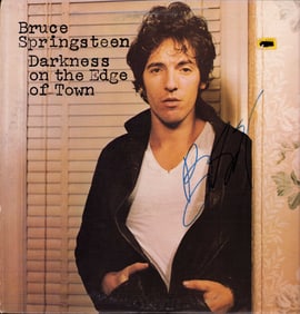 Bruce Springsteen signed record LP