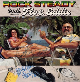 Flo and Eddie signed record LP