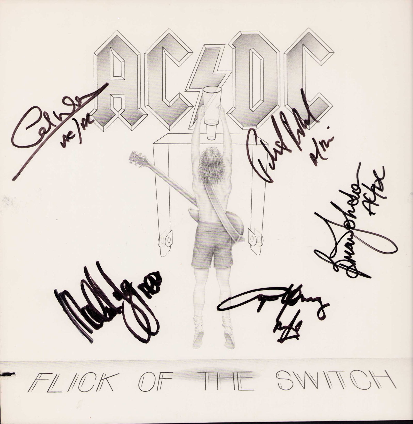 AC DC signed record LP (1 of 1)