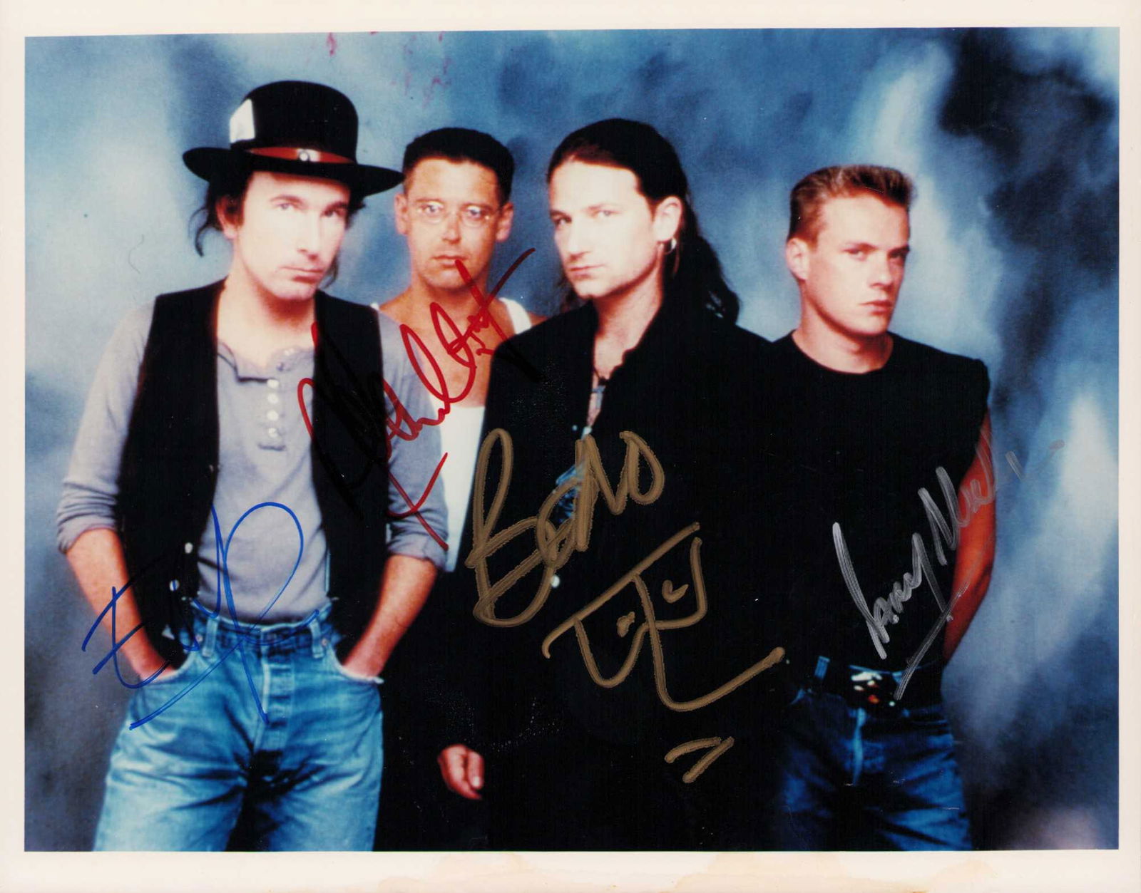 U2 signed photograph (1 of 1)