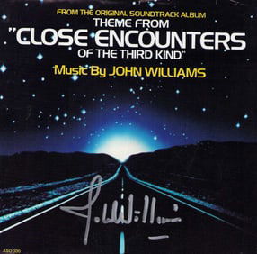 Close Encounters of the Third Kind signed 45rpm record