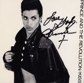 Prince signed 45rpm record