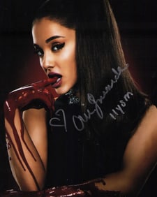 Ariana Grande signed photo