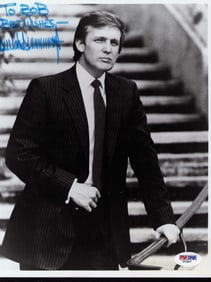 Donald Trump signed photograph