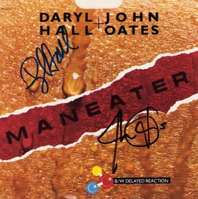Hall and Oates signed 45 record