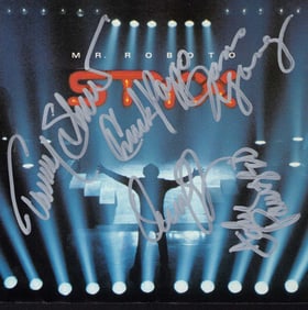 Styx signed 45 recors sleeve