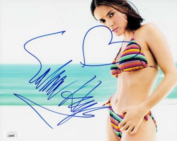 Salma Hayek signed photo