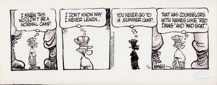 McNelly SHOE original published cartoon