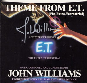 John Williams signed record sleeve
