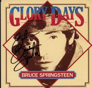 Bruce Springsteen signed 45 record sleeve