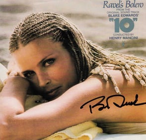 Bo Derek signed 45 record sleeve