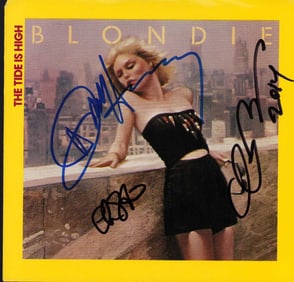 Blondie signed 45 record sleeve