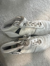 Angelina Jolie personal well worn training sneakers kickboxing