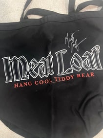 Meatloaf signed tour bag