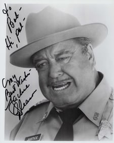 Jackie Gleason signed photo