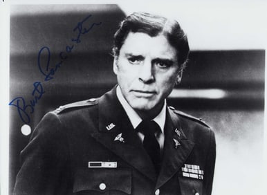 Burt Lancaster signed photo