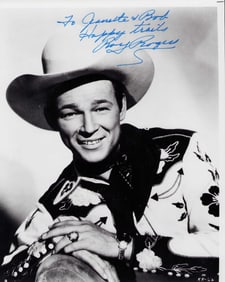 Roy Rogers signed photo