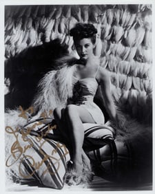 Ava Gardner signed photo