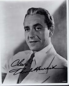 Paul Henreid signed photo