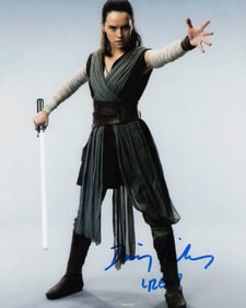 Daisy Ridley Star Wars signed photo