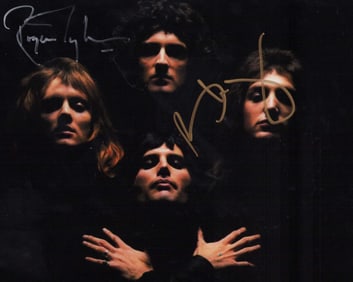 Queen signed photo