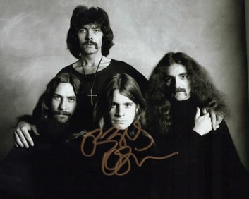 Ozzy Osbourne signed photo