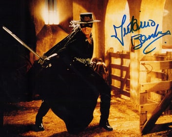 Antonio Banderas signed photo