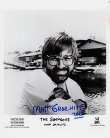 Matt Groening signed photo