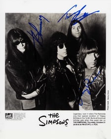 The Ramones signed photo