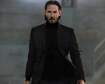 Keanu Reeves signed photo