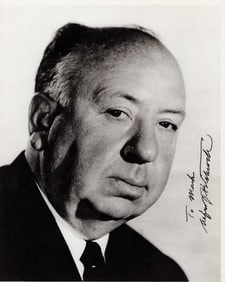 Alfred Hitchcock signed photo