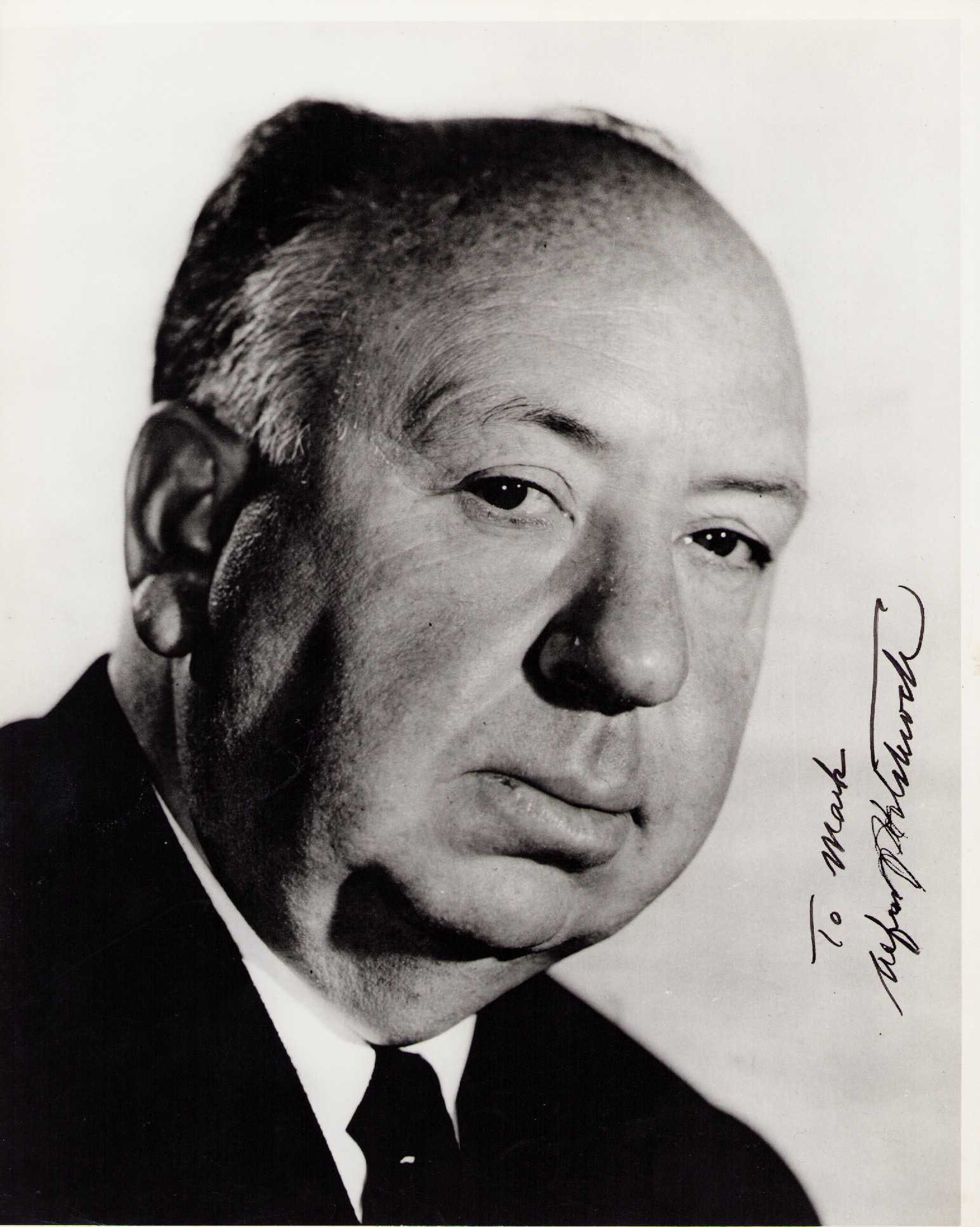 Alfred Hitchcock signed photo (1 of 1)