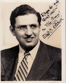 David O Selznik RARE signed photo