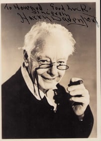 Harry Davenport rare GWTW signed photo