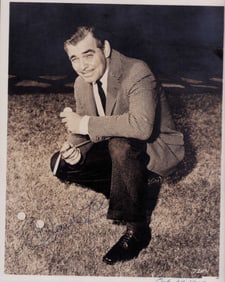 Clark Gable signed photo