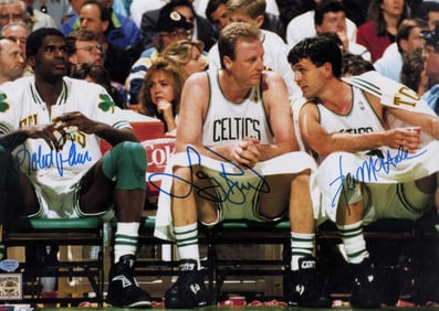Larry Bird and friends signed photo