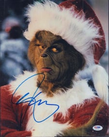 Jim Carrey signed photo